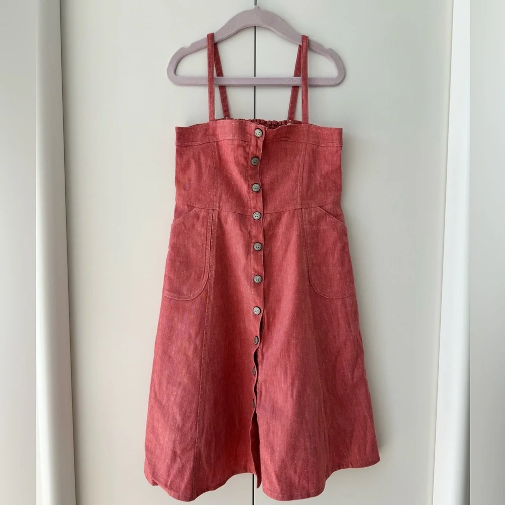Bonpoint Girls Dress. Adjustable. Size 6 - Picture 2 of 13